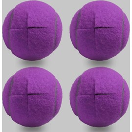 Tennis Balls for Walkers 4 Pack, RMASCOV Precut Tennis Balls for Walkers,Walker Ball Tennis Ball for Chair Legs (Purple)