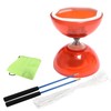 Triple Bearing Yoyo Diabolo Toy with Professional Pole, Durable Transparent