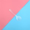 EYAKEG 4.2"" Mini Disposable Sporks 50Pcs, Plastic Spork 2-in-1 Utensils,