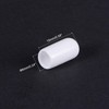 TA-VIGOR 100Pcs Rubber End Caps, 6mm ID Round Flexible Screw