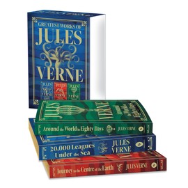 Greatest Works of Jules Verne: 20,000 Leagues Under the Sea, Journey to the Centre of the Earth, Around the World in Eighty Days (Deluxe Hardbound Edition | Boxed Set)