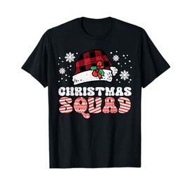Christmas Squad Funny Xmas Crew Team Matching Kids Women Men T-Shirt