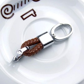 Tidero faux leather keyring with carabiner attachment in gift box key chain, gift for men, women, birthday, anniversary, Mum, Dad cars.