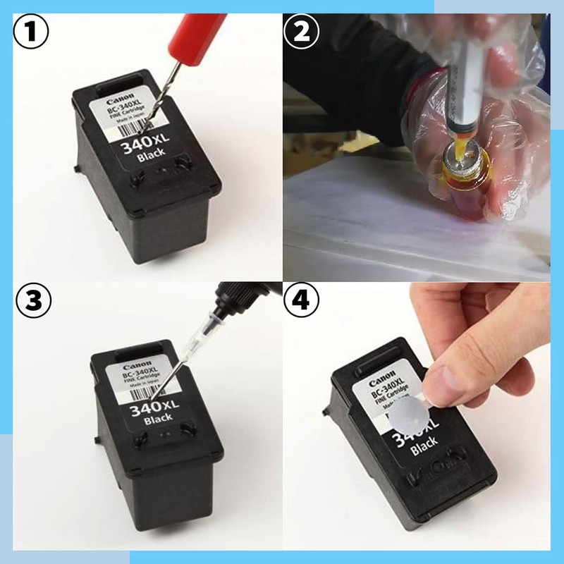 Canon Compatible Ink Refill for Canon BC-310/311 BC-340/341 BC-345/346 BC-360/361