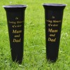 In Loving Memory of a Mum & Dad Verse Graveside