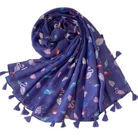 FAIRYGATE Oversized Scarf Scarfs for Women Sale Flammingo Bird Print Soft Shawls and Wraps Gifts for Teenage Girls Ladies Scarves Lightweight Clearance 48003