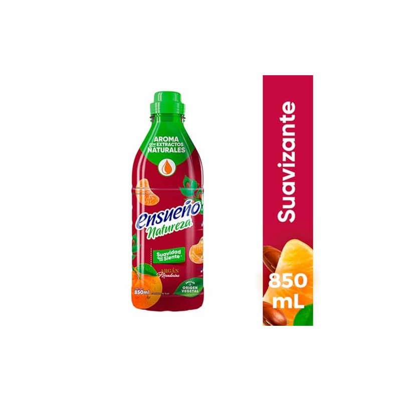 Ensueño Natureza Argan + Mandarina Suavizante de Telas 850ml