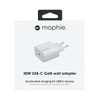 Mophie Gan Charger USB-C 30W Wall Charger (White)