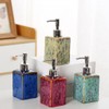 Hand Soap Dispenser Kiln Variable Glaze Lotion Dispenser Dish Soap