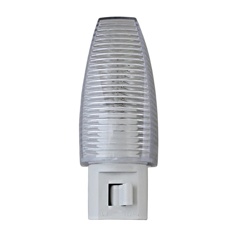 Set of 2 Night Light On/Off Switch UL Certified White