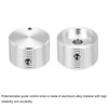 MECCANIXITY 4 Pcs Aluminium Potentiometer Knobs, 1/4" (6mm) Universal Volume