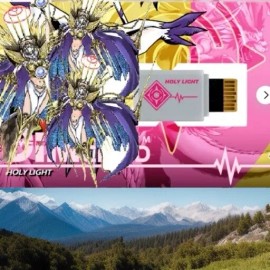 Digimon CUSTOM HOLY LIGHT DIM  DIGIMON DIM Vital Bracelet/VITAL HERO  Dim Card