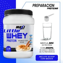 Suplemento Polvo Proteína Maxi L 1kg Pack 2 Pzs Arroz/leche Sabor Arroz Con Leche