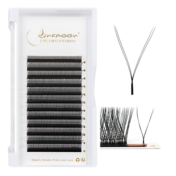 Lunamoon Volume Eyelashes, 3D, 4D, 5D Eyelash Extension, Premade Fans