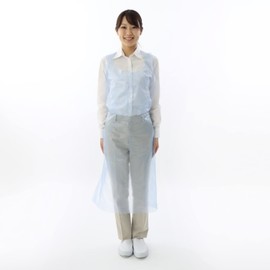 ACE WS6630 Disposable Polyethylene Aprons, 50 Pieces, Blue, PE Apron, blue