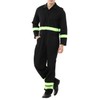 TopTie Men's Long Sleeve High Visibility Coverall with Green Reflective