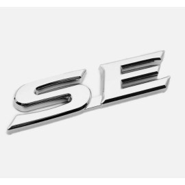 Unbranded Chrome 1x For Sienna Camry Rear SE Letter Trunk Tailgate Emblem Badge Nameplate