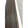 Macassar Ebony composite wood veneer paper backer Ebony Macassar composite