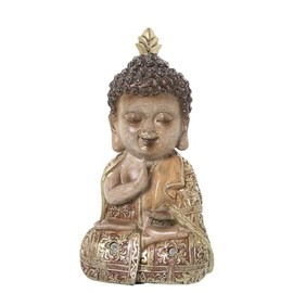 Alexandra House Living Decorative Figurine Acrylic Plastic Melamine Buddha 11 x 9 x 20 cm