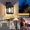 Solar Sconce Lights Outdoor Wall Mount Solar Porch Light Exterior