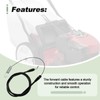 Quctaki Forward Cable Compatible with Craftsman 650 Troy-Bilt Pony ES
