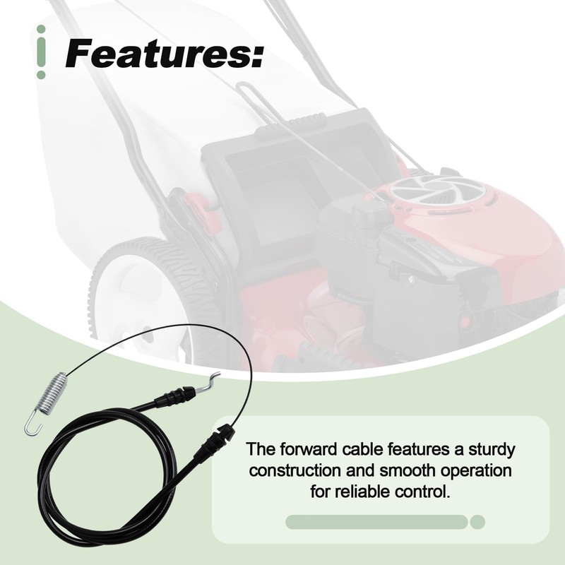 Quctaki Forward Cable Compatible with Craftsman 650 Troy-Bilt Pony ES