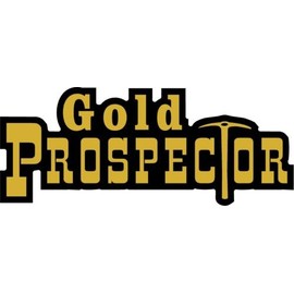 ProSticker 601 (One) 2.5" X 6.4" Prospecting Series Gold Prospector Decal Sticker
