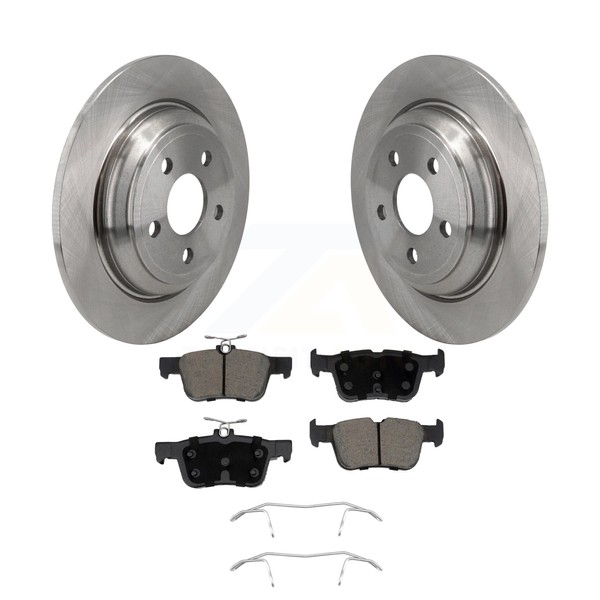 CMX Rear Disc Brake Rotors And Ceramic Pads Kit Replacement