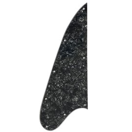 Electric Guitar Pickguard for Gibson Firebird Blank Style (4 Ply Black Pearl)