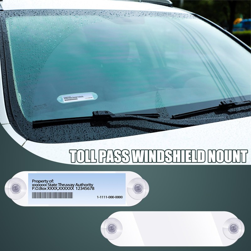RattanView Ez Pass Holder Transponder Holder for Car Windshield Ez