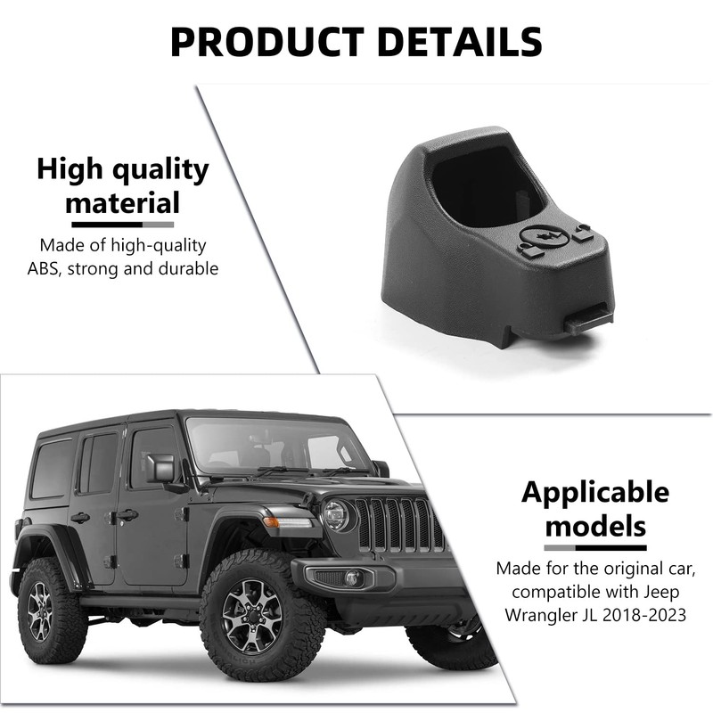 RAZPOY for JL Back Up Camera Cover Compatible with Jeep