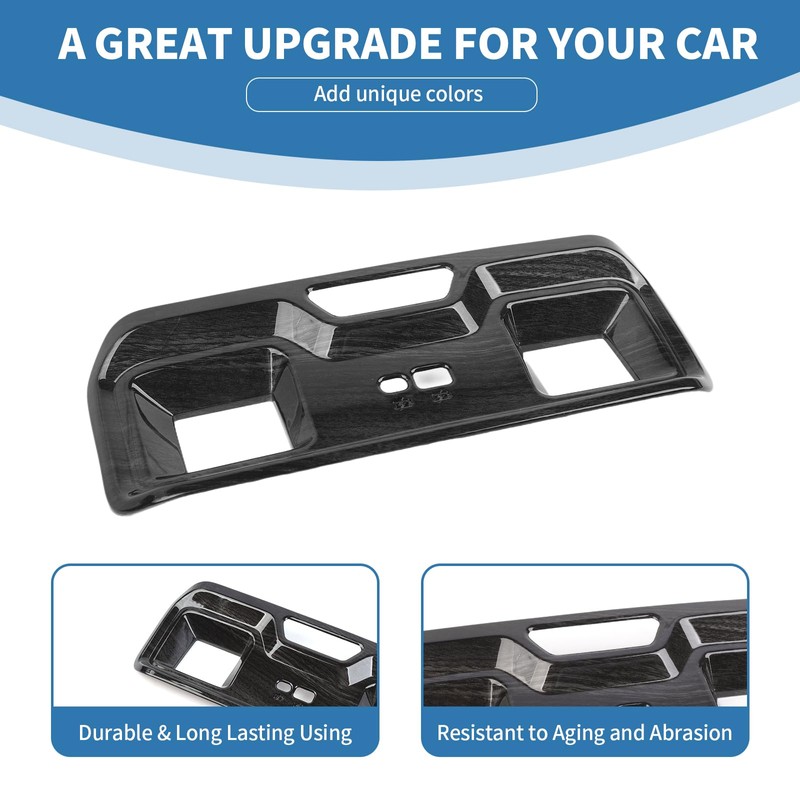 PDKLIN for Silverado Rear Air AC Vent Cover Trim for