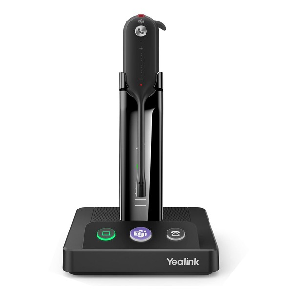 Yealink WH63 Wireless DECT Mono Headset,Zoom Teams Certified, Wireless Headphones