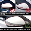 Yumzeco Compatible with Hyundai Elantra Side Mirror Cover Cap 2011