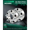 SCITOO 4Pcs 5x150 to 6x5.5 Wheel Adapters 2" Studs 14x1.5