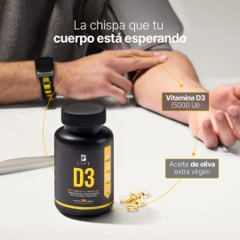 Vitamina D3 5000 Ui 300 Cápsulas B Life