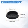 uxcell Silicone Hole Plug, Waterproof Round Rubber Stoppers Bottle Seal