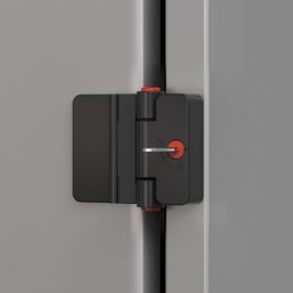 Cerraduras adhesivas para refrigerador, cerradura de puerta de refrigerador de doble botón con llave, cerradura de puerta de congelador y refrigerador segura para niños, cerradura de cajón de archivos