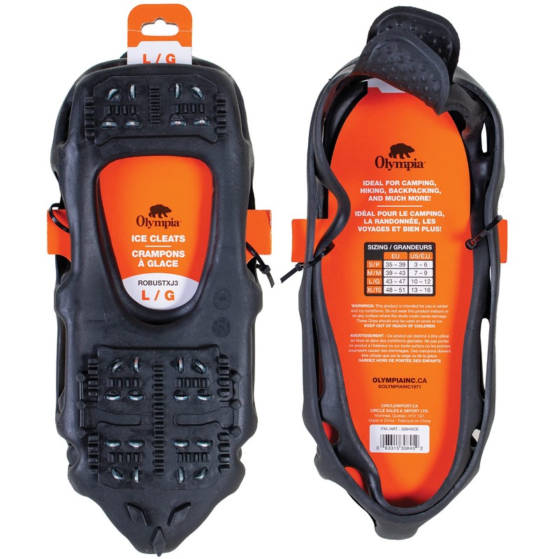 Olympia: Ice Cleats: Large - Portable Snow & Ice Shoe