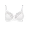 Teyli Cotton Minimiser Bra with Underwire and Lace - Comfort