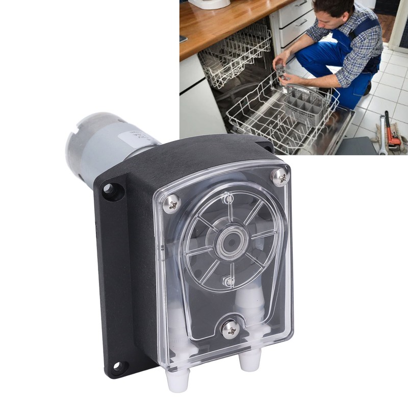 DC12V Peristaltic Pump 1500ml Per Minute Silicone Tube High Flow
