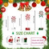 EOMEXAL 3 Pieces Christmas Table Decorations Wooden Christmas Tiered Tray