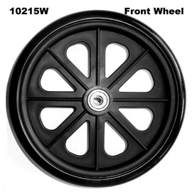 Drive Replacement Parts for Go-Lite Bariatric Steel Rollator Model 10215 & 10215J (Each Part Sold Separately) (22. Front Wheel 8")