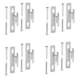 Kenney Mfg Kenney KN851 Single Curtain Rod Bracket, 4 Pack