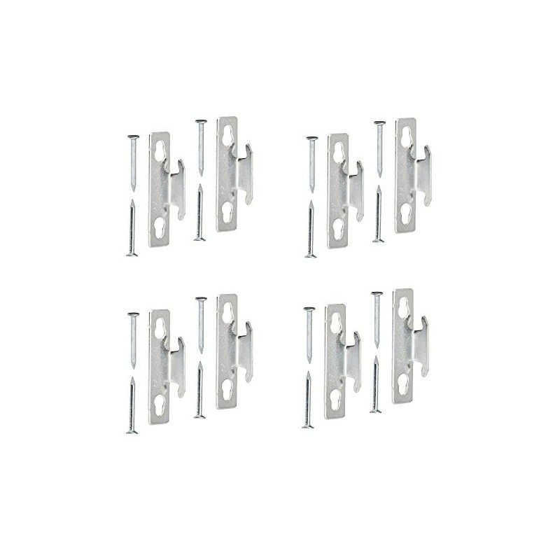 Kenney Mfg Kenney KN851 Single Curtain Rod Bracket, 4 Pack