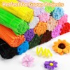 AIZANYU 1200pcs Pipe Cleaners Bulk. 24-Color Chenille Stems for Craft.