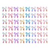 DELUXEFOX Nail Parts, Ribbon, Bowknots, 160 Pieces, 3D Decorative Parts,
