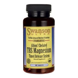 Swanson Magnesium (from TRAACS magnesium bisglycinate chelate with magnesium oxide) 200 mg 60 tablets Quelato de magnesio TRS Albion 200 mg 60...     