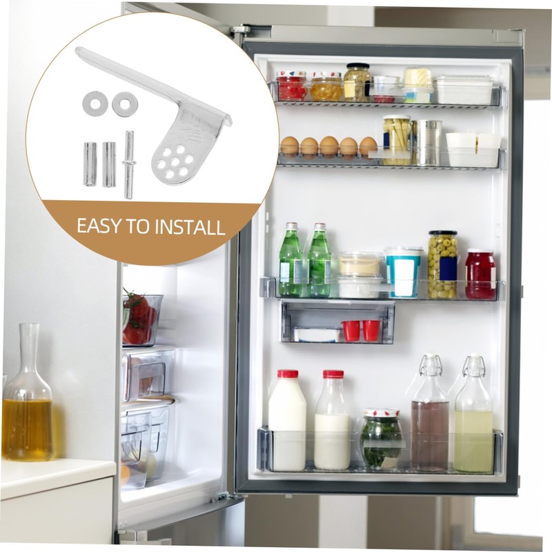 jojofuny Replacement Hinges for Refrigerator Freezer Hinge Set Galvanized Steel