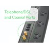APC Surge Protector with Telephone, DSL and Coaxial Protection, P8VT3,